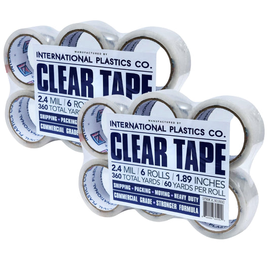Packing Tape (Bundle of 12 Rolls)